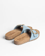 Flache Sandale JERBA-114 blau