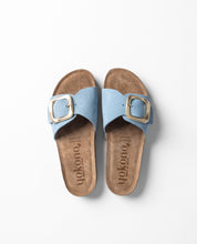 Flache Sandale JERBA-114 blau