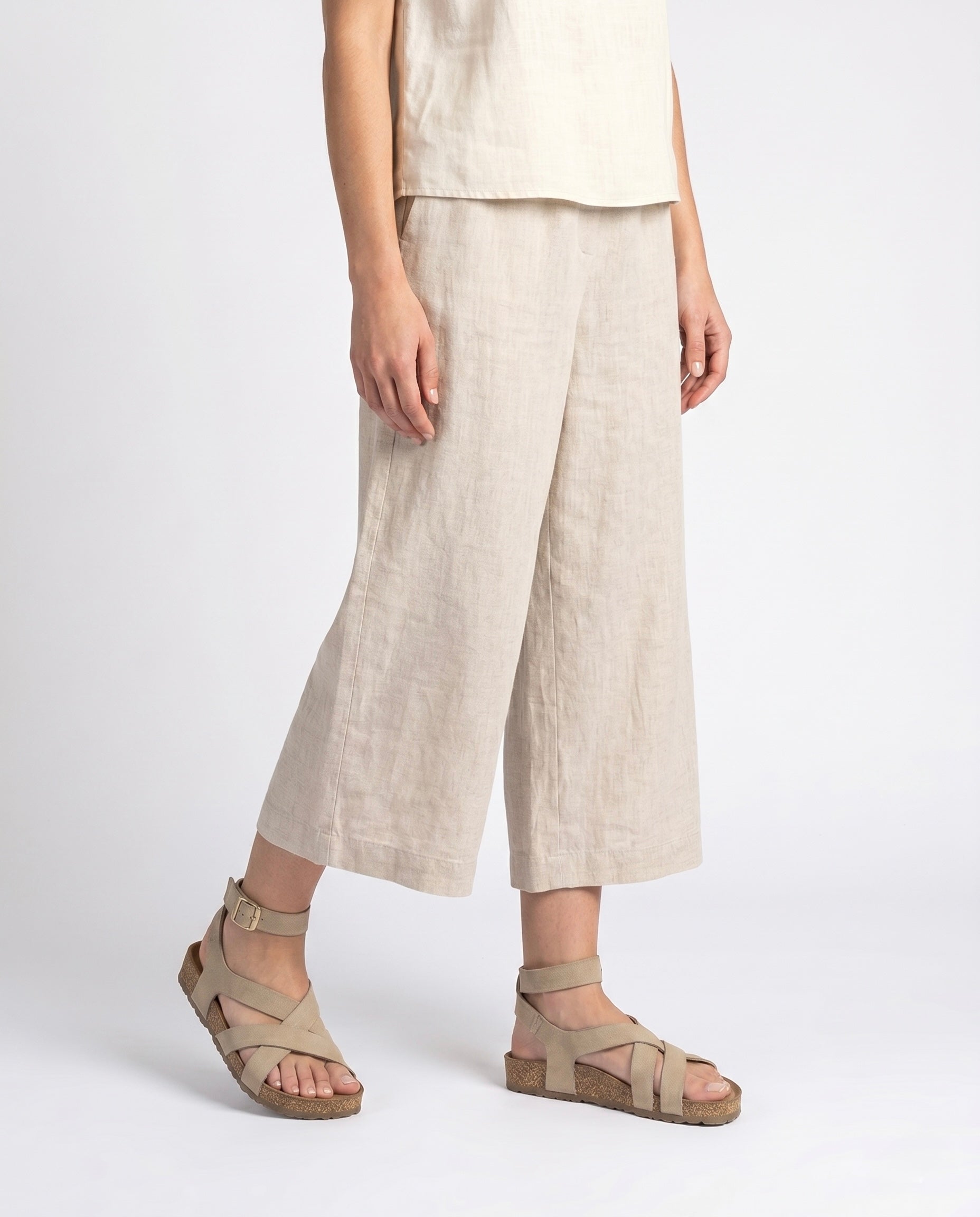 Sandalia plana JERBA-261 beige