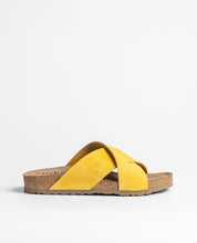 Sandale plate JERBA-300 jaune