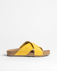 Sandale plate JERBA-300 jaune