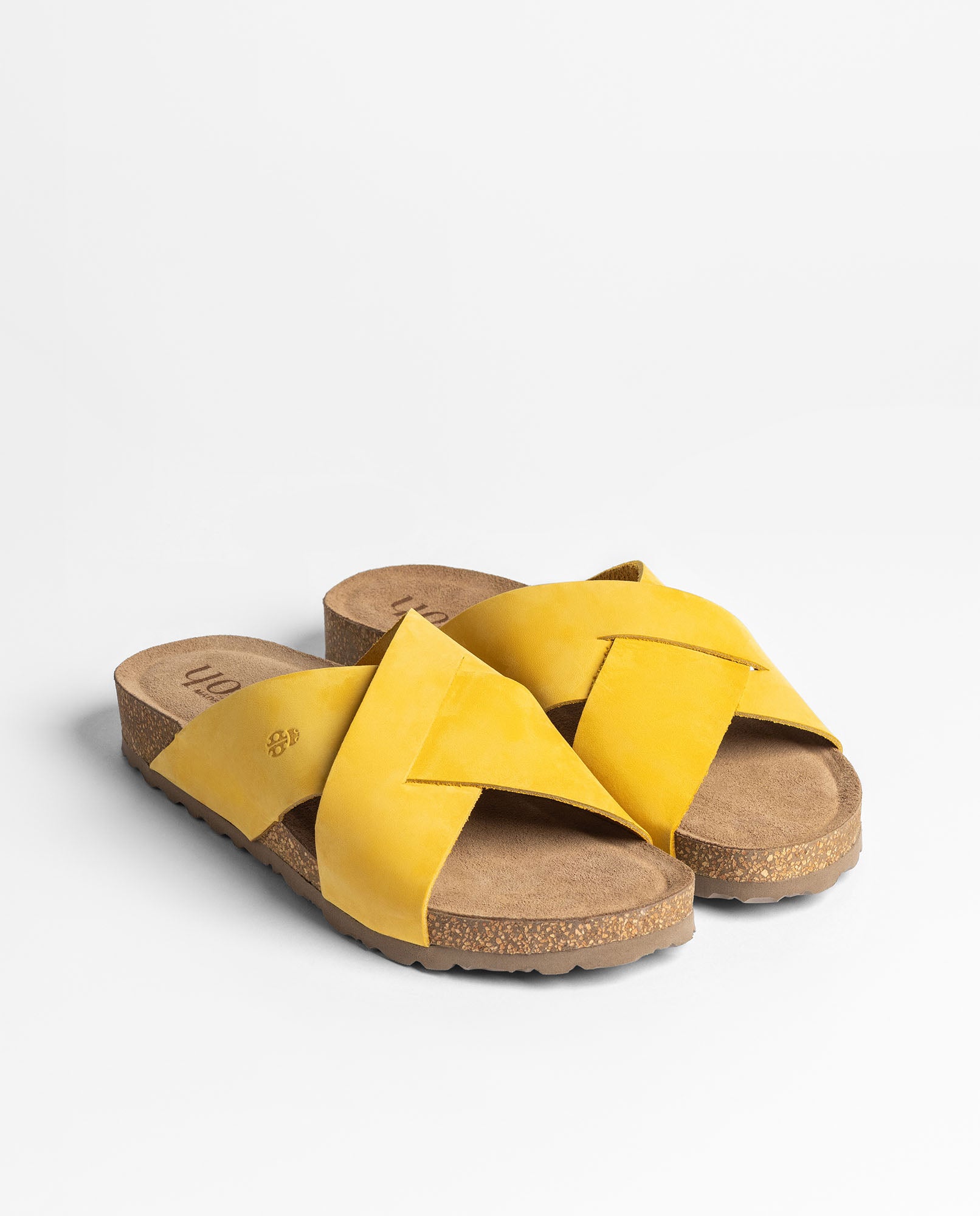 Sandale plate JERBA-300 jaune