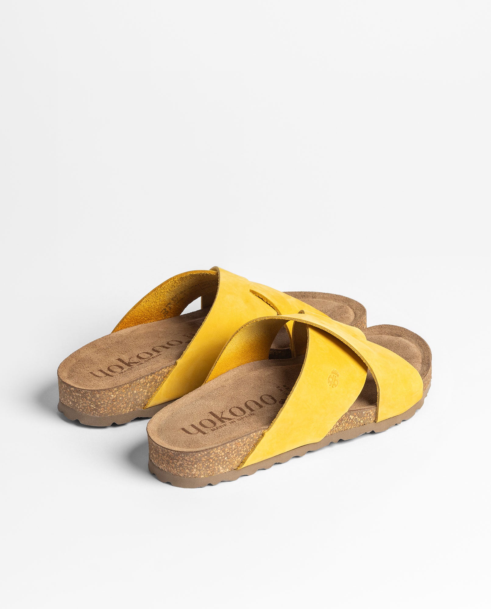 Sandale plate JERBA-300 jaune