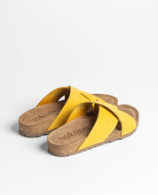 Sandale plate JERBA-300 jaune