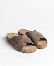 Sandale plate JERBA-300 marron