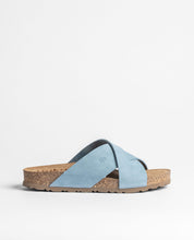 Flache Sandale JERBA-300 blau