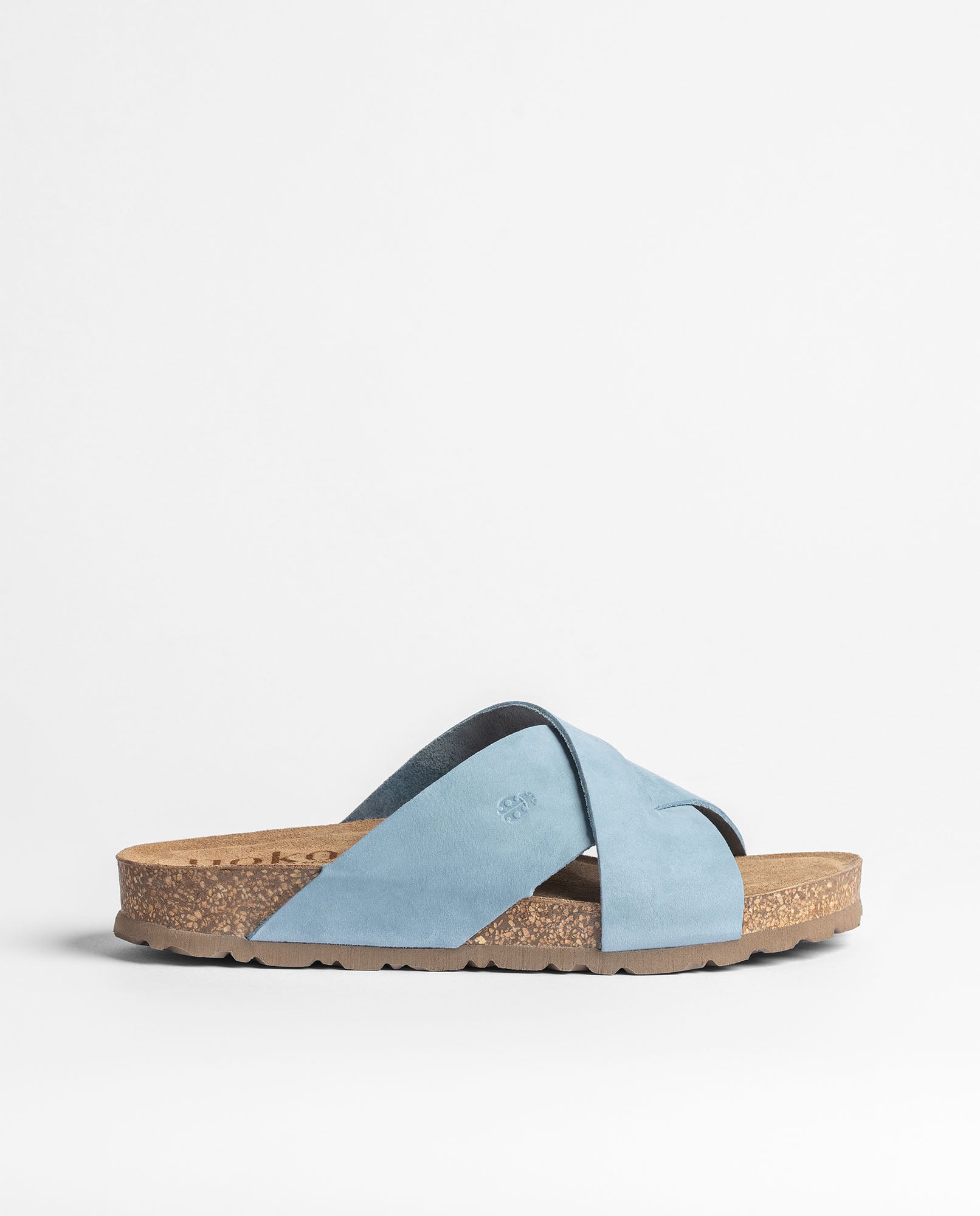 Sandale plate JERBA-300 bleu
