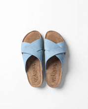 Flache Sandale JERBA-300 blau