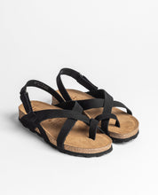 Flache Sandale JERBA-718 schwarz