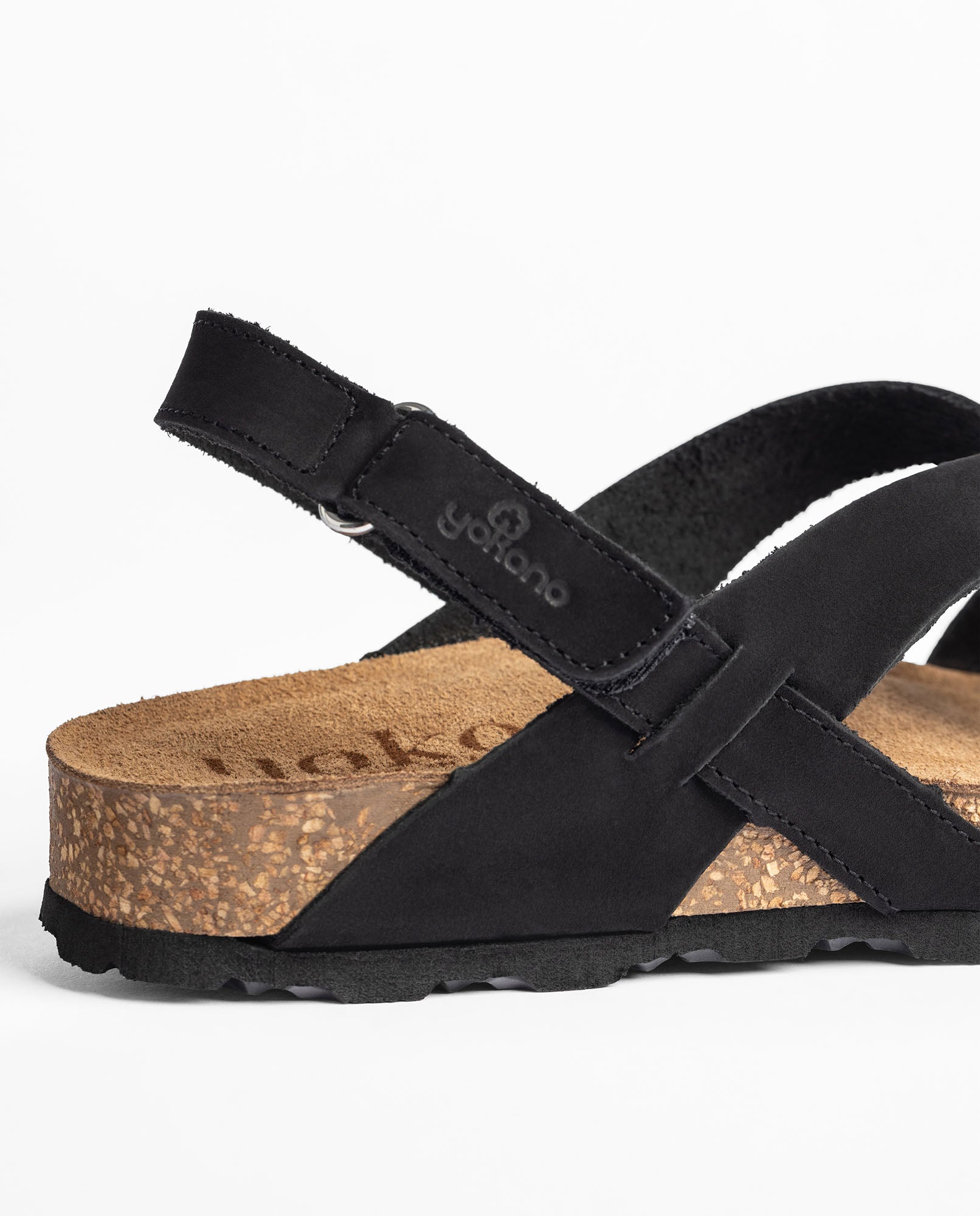 Flache Sandale JERBA-718 schwarz