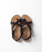 Flache Sandale JERBA-718 schwarz