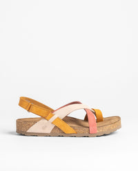 Sandalia plana JERBA-718 naranja