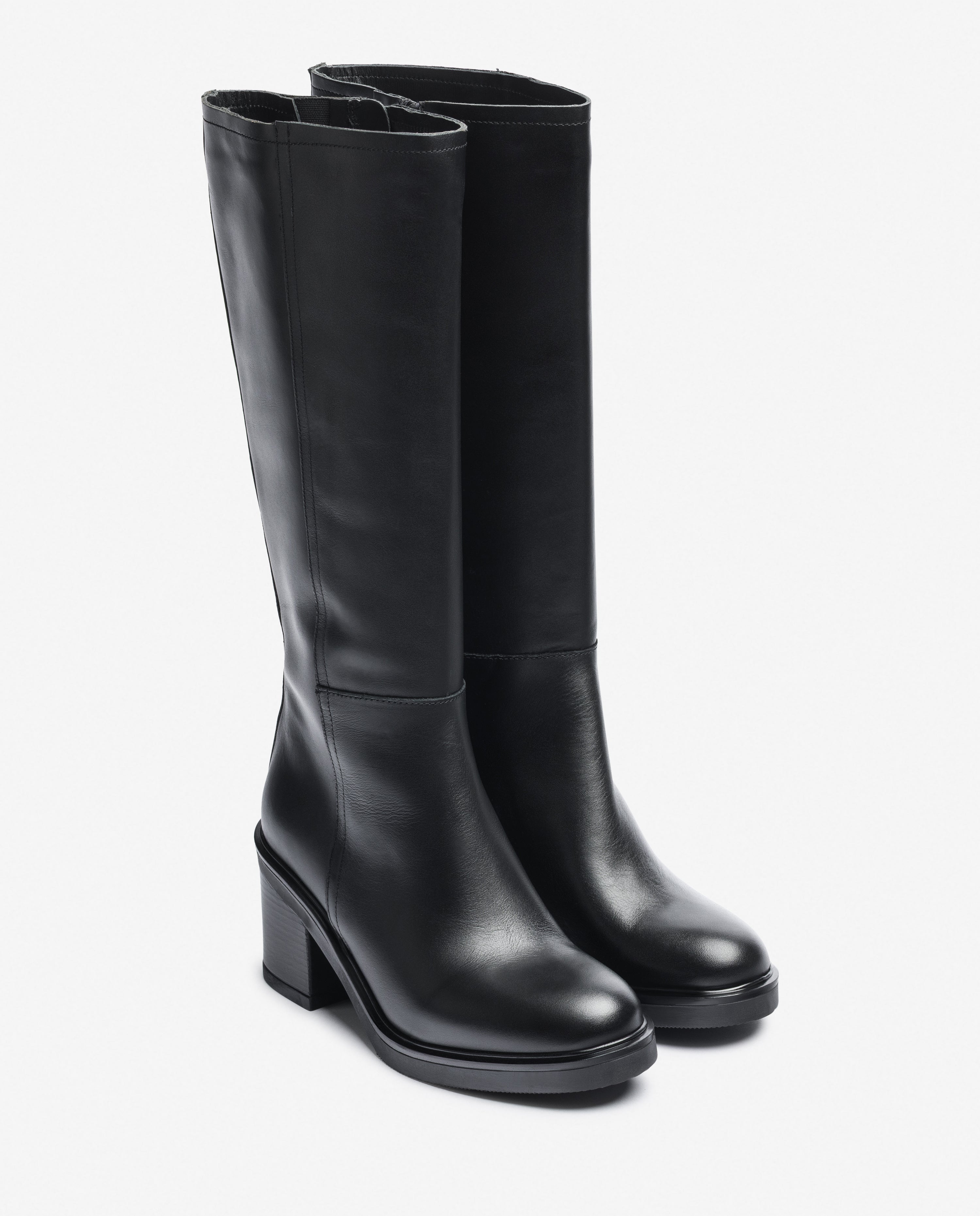 Botte à talon MIRE-003 noir