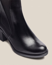 Stiefelette mit Obertail ORNE-002 Schwarz