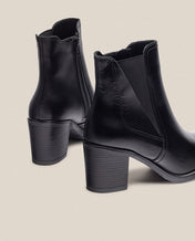 Heeled ankle boot ORNE-002 black