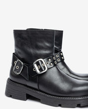 Flat ankle boot ELZE-008 black