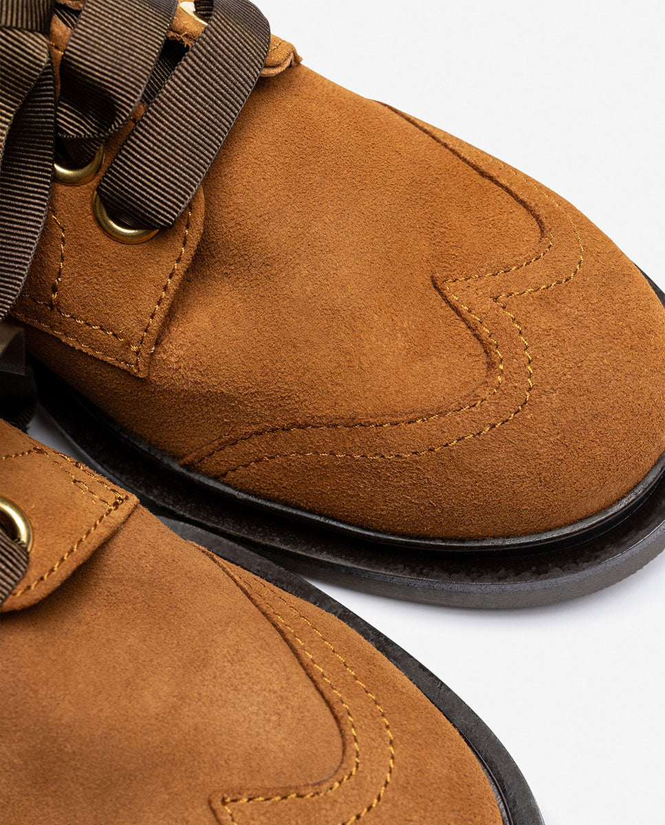 Stivaletto basso LEI-003 marrone