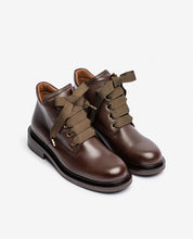 Botín plano LEI-006 marrón