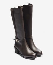 Heeled boot LILLE-015 brown