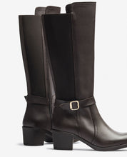 Heeled boot LILLE-015 brown