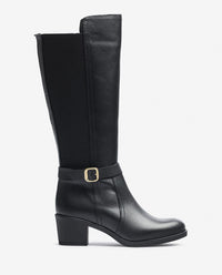 Botte à talon LILLE-015 noir