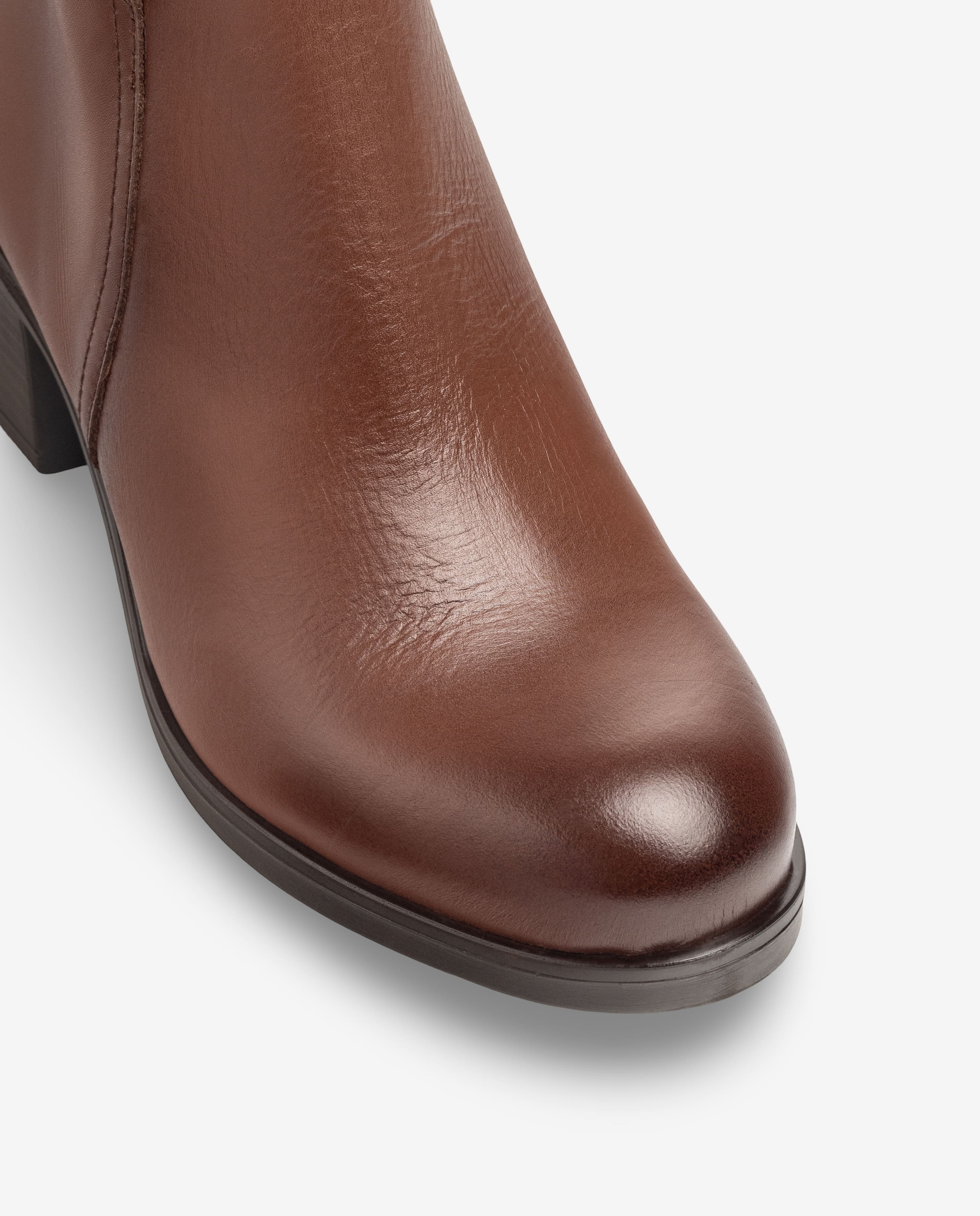 Botín de tacón LILLE-016 marrón