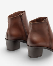 Botín de tacón LILLE-016 marrón