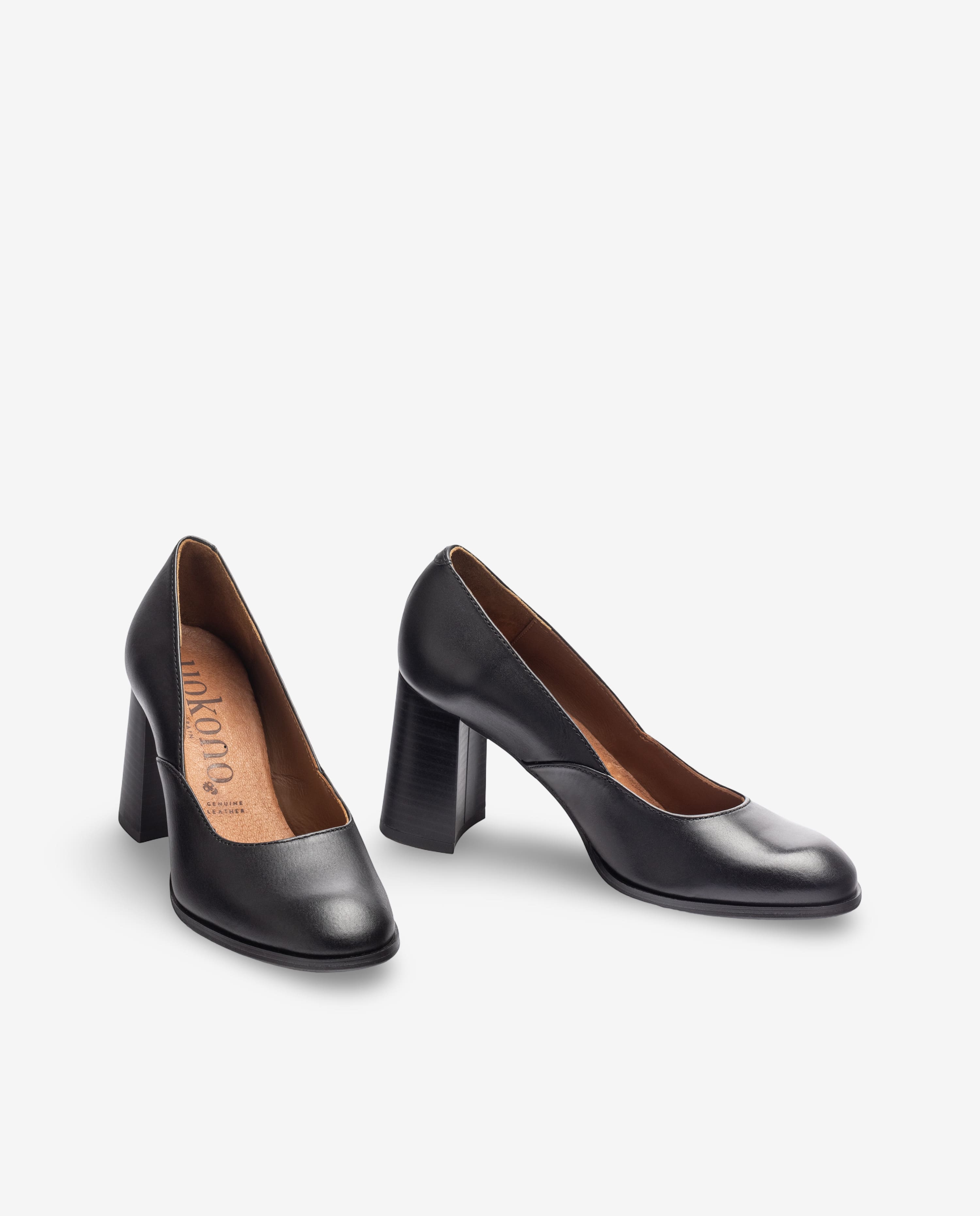 Schuh mit Oberteil LOIR-001 Schwarz