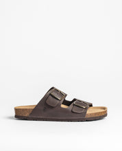 Sandalia plana MACAM-150 marrón