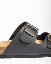 Sandalia plana MACAM-150 negro