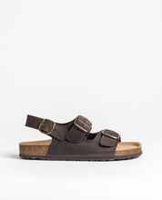 Flache Sandale MACAM-151 braun