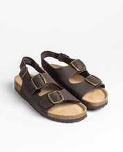 Flache Sandale MACAM-151 braun