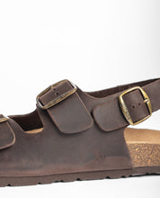 Flache Sandale MACAM-151 braun