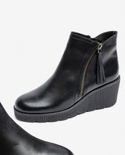 Stivaletto con zeppa MADONA-007 nero