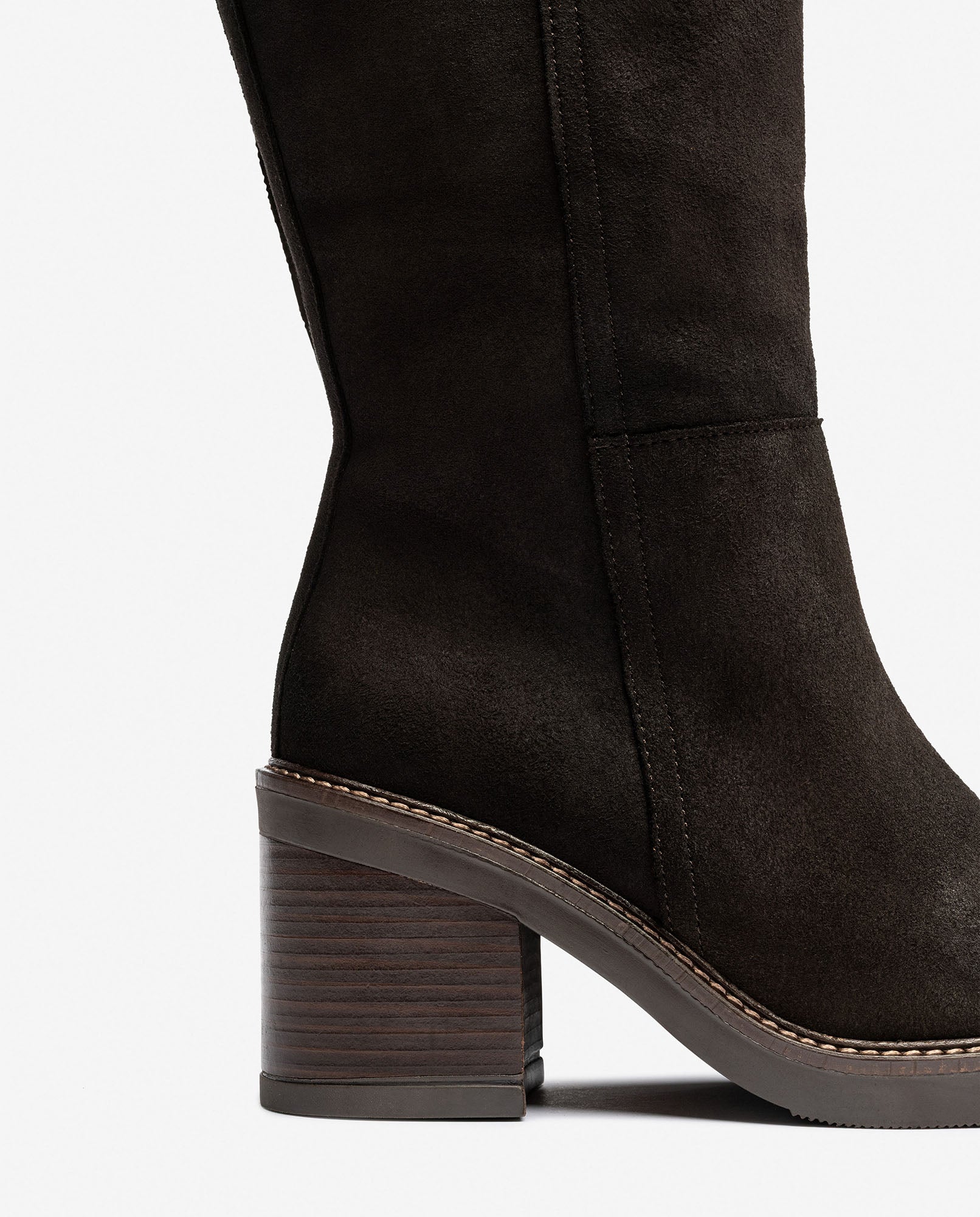 Botte à talon MIRE-003 marron