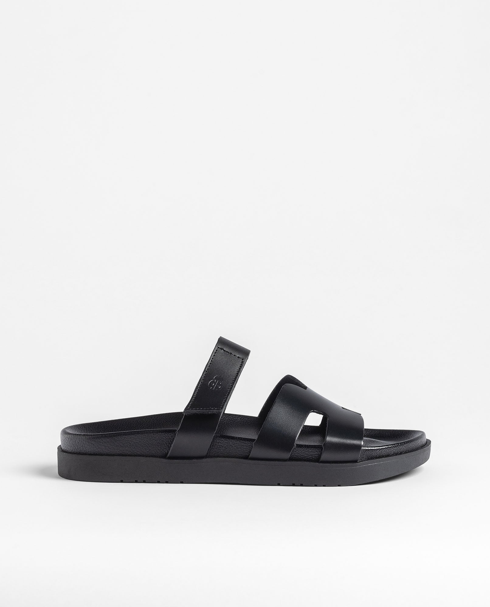 Sandale plate MORENA-125 noir