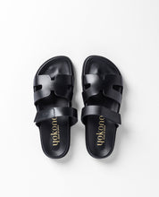 Sandale plate MORENA-125 noir