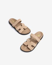 Sandale plate MORENA-125 beige