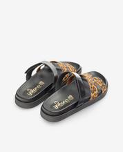 Sandale plate MORENA-125 léopard