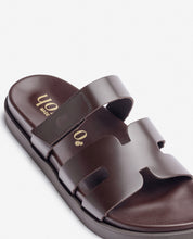 Sandale plate MORENA-125 marron