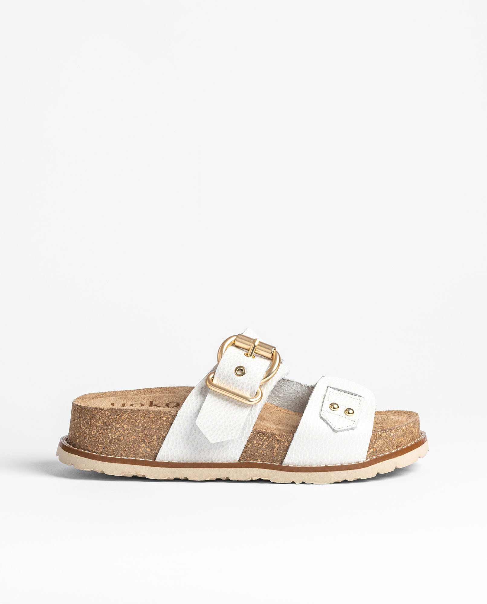 Sandalia de plataforma OCA-252 blanco
