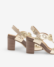 Ponza 006 gold heeled sandal