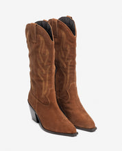 Bota de tacón RID-403 marrón