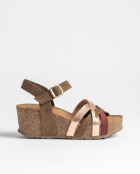 Wedge sandal BARI-264 multicolour