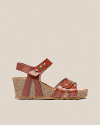 Sandale à semelle compensée CADIZ-303 marron