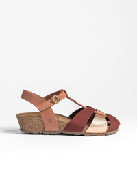 Sandalia cuña MONACO-260 multicolor