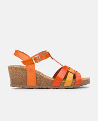 Keilsandalette CADIZ-138 orange