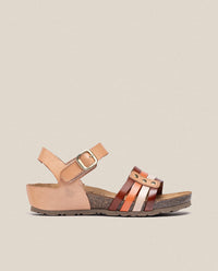 Keilsandale MONACO-051 braun