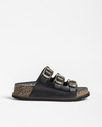 Plateausandale ALI-260 Schwarz