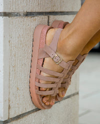 Platform sandal TUNEZ-107 beige